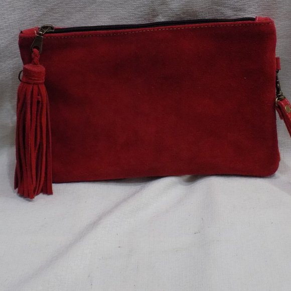 Wool and leather Handbag Purse Moroccan Women Make - Picture 3 of 3